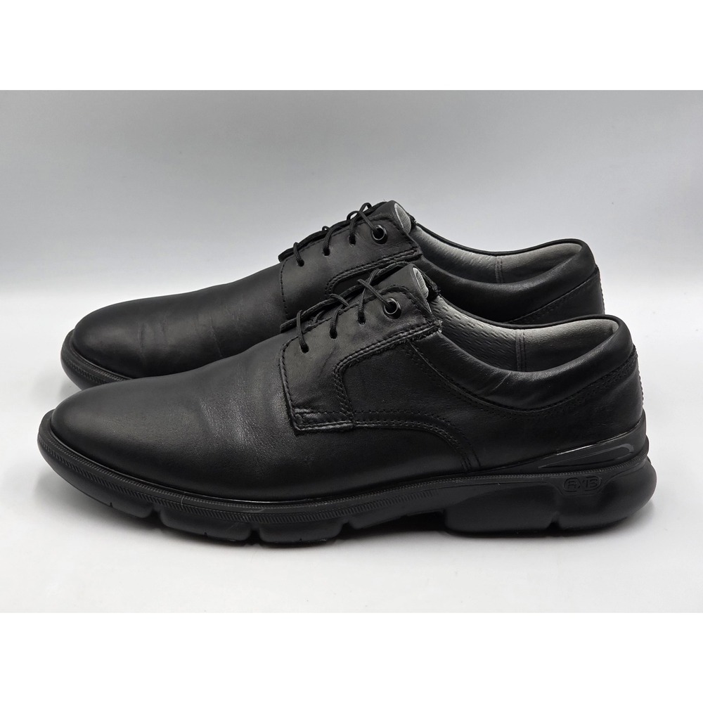 Johnston & Murphy XC4 Tanner Plain Toe Oxford 20-1317 Black Leather10M DualWidth - Picture 5 of 13